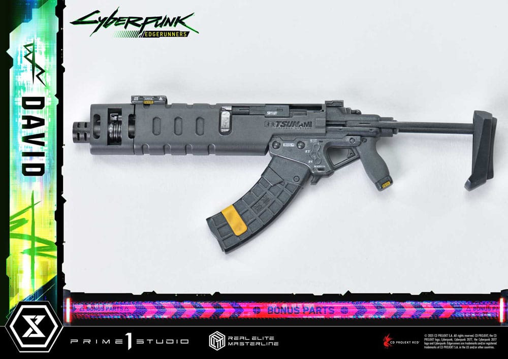 Cyberpunk: Edgerunners Estatua Real Elite Masterline Series 1/4 David Deluxe Bonus Version 58 cm - Z POP Toys
