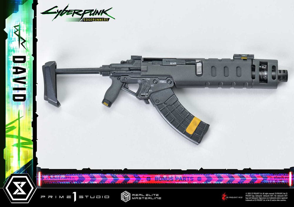 Cyberpunk: Edgerunners Estatua Real Elite Masterline Series 1/4 David Deluxe Bonus Version 58 cm - Z POP Toys