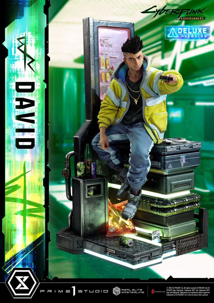 Cyberpunk: Edgerunners Estatua Real Elite Masterline Series 1/4 David Deluxe Bonus Version 58 cm - Z POP Toys