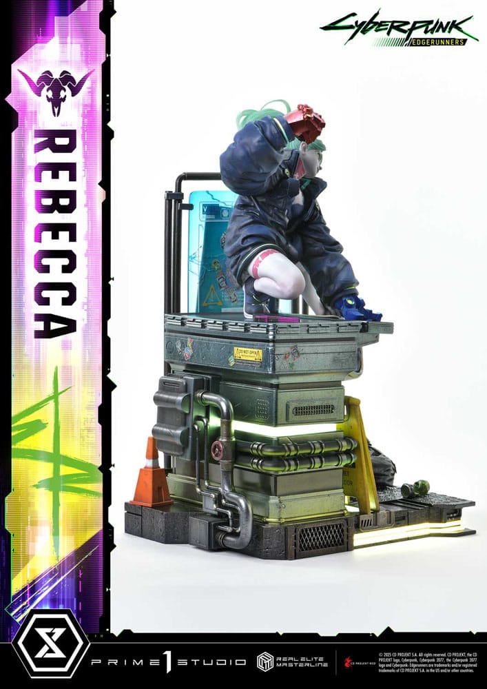 Cyberpunk: Edgerunners Estatua Real Elite Masterline Series 1/4 Rebecca 54 cm - Z POP Toys