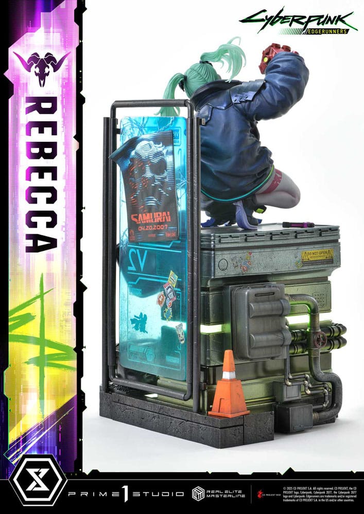 Cyberpunk: Edgerunners Estatua Real Elite Masterline Series 1/4 Rebecca 54 cm - Z POP Toys
