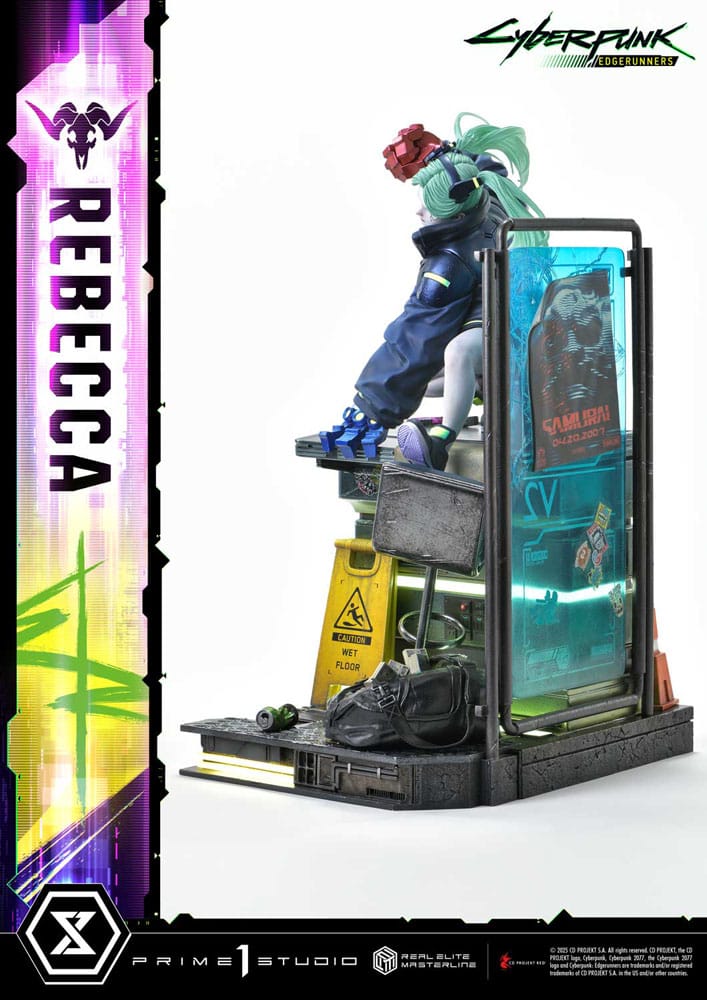 Cyberpunk: Edgerunners Estatua Real Elite Masterline Series 1/4 Rebecca 54 cm - Z POP Toys
