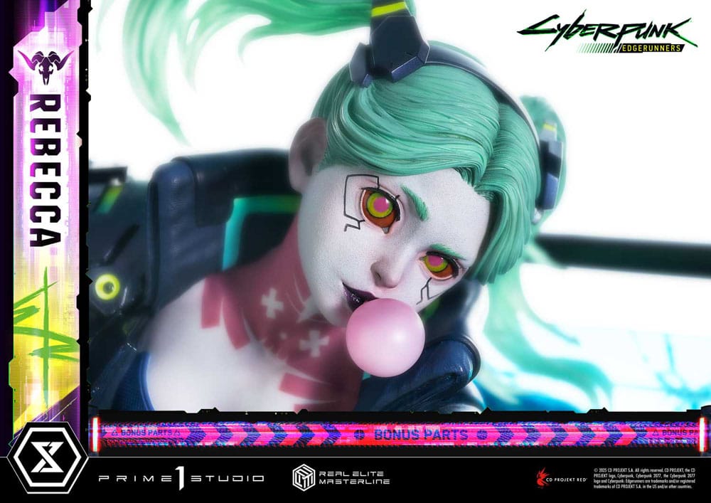 Cyberpunk: Edgerunners Estatua Real Elite Masterline Series 1/4 Rebecca Deluxe Bonus Version 54 cm - Z POP Toys