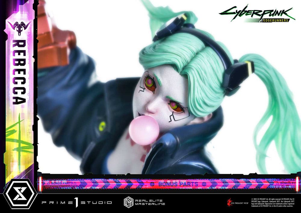 Cyberpunk: Edgerunners Estatua Real Elite Masterline Series 1/4 Rebecca Deluxe Bonus Version 54 cm - Z POP Toys