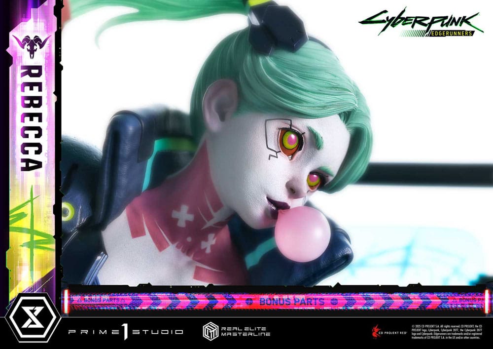Cyberpunk: Edgerunners Estatua Real Elite Masterline Series 1/4 Rebecca Deluxe Bonus Version 54 cm - Z POP Toys