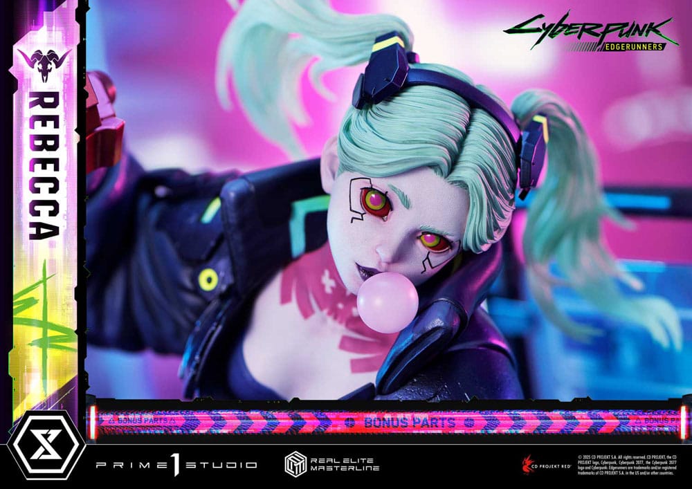 Cyberpunk: Edgerunners Estatua Real Elite Masterline Series 1/4 Rebecca Deluxe Bonus Version 54 cm - Z POP Toys