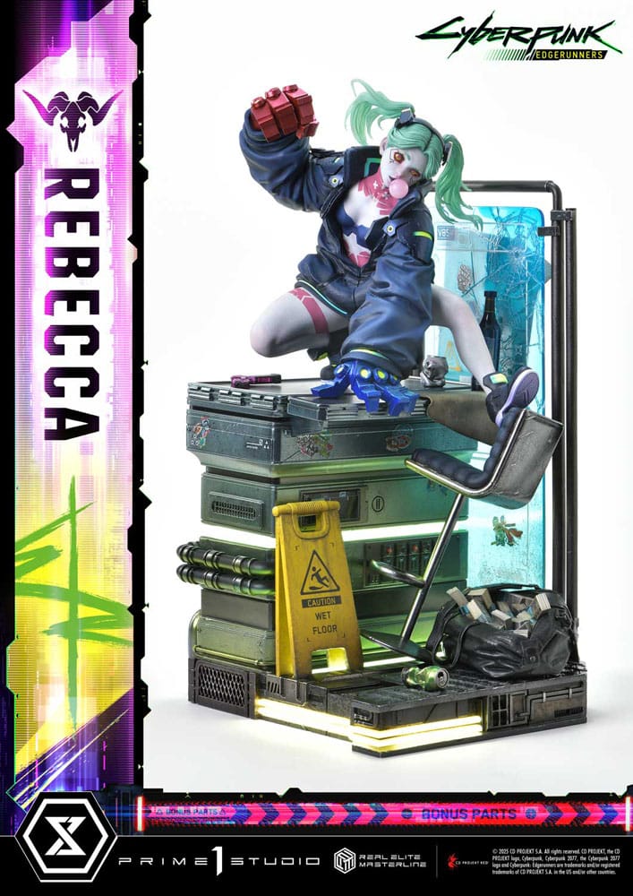Cyberpunk: Edgerunners Estatua Real Elite Masterline Series 1/4 Rebecca Deluxe Bonus Version 54 cm - Z POP Toys