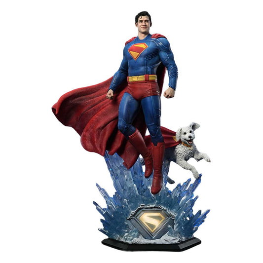 Superman (2025) Estatua Real Elite Masterline Series 1/3 Superman with Krypto 95 cm - Z POP Toys