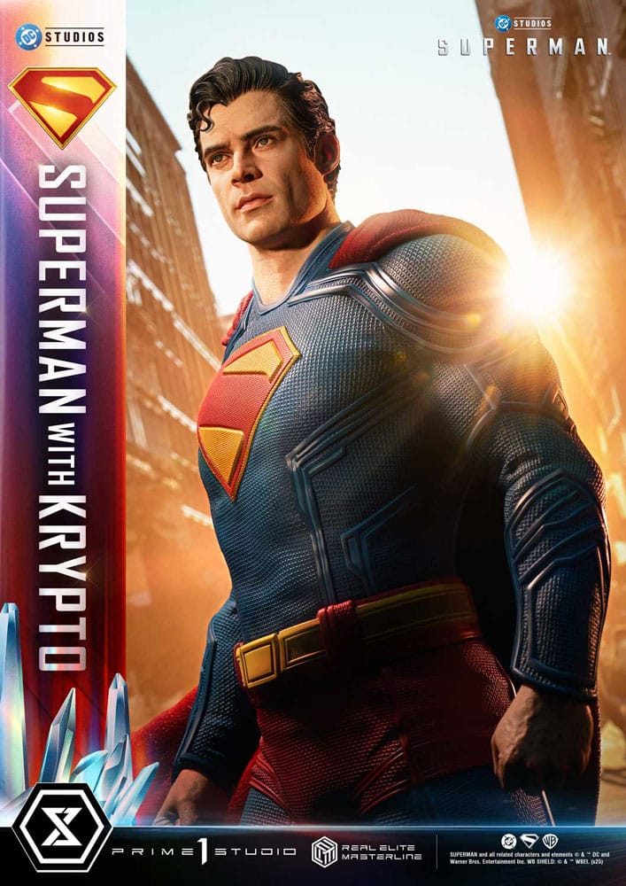 Superman (2025) Estatua Real Elite Masterline Series 1/3 Superman with Krypto 95 cm - Z POP Toys