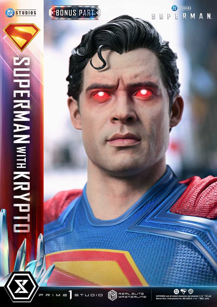Superman (2025) Estatua Real Elite Masterline Series 1/3 Superman with Krypto Bonus Version 95 cm - Z POP Toys