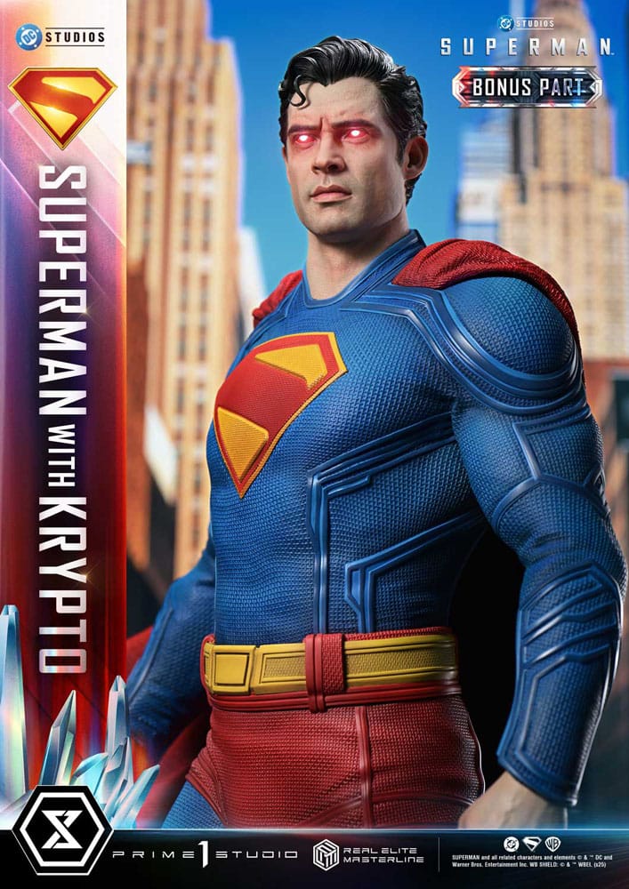 Superman (2025) Estatua Real Elite Masterline Series 1/3 Superman with Krypto Bonus Version 95 cm - Z POP Toys