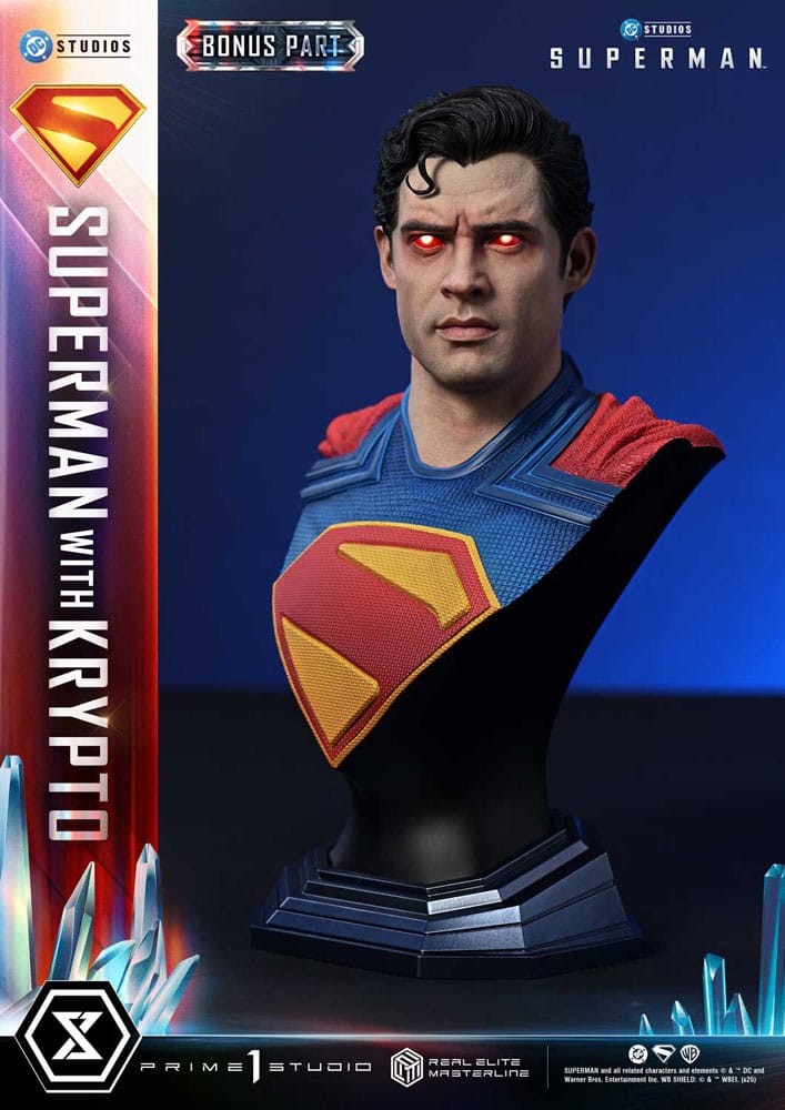 Superman (2025) Estatua Real Elite Masterline Series 1/3 Superman with Krypto Bonus Version 95 cm - Z POP Toys