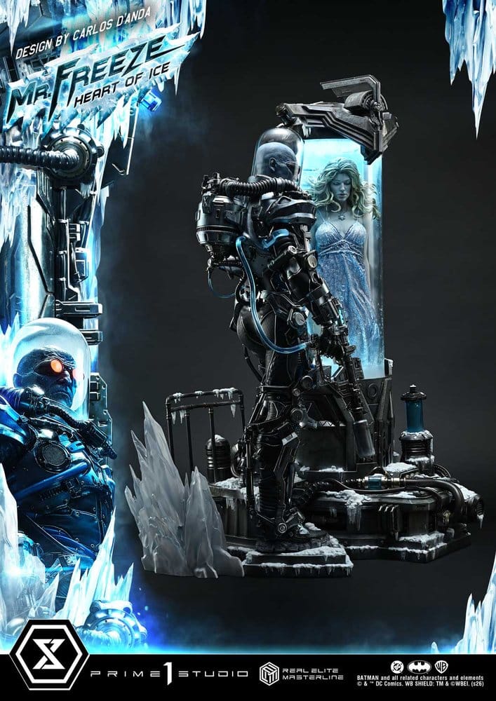 DC Comics Real Elite Masterline Series Estatua 1/3 Batman (Comics) Mr. Freeze Heart of Ice (Design by Carlos D'Anda) 82 cm