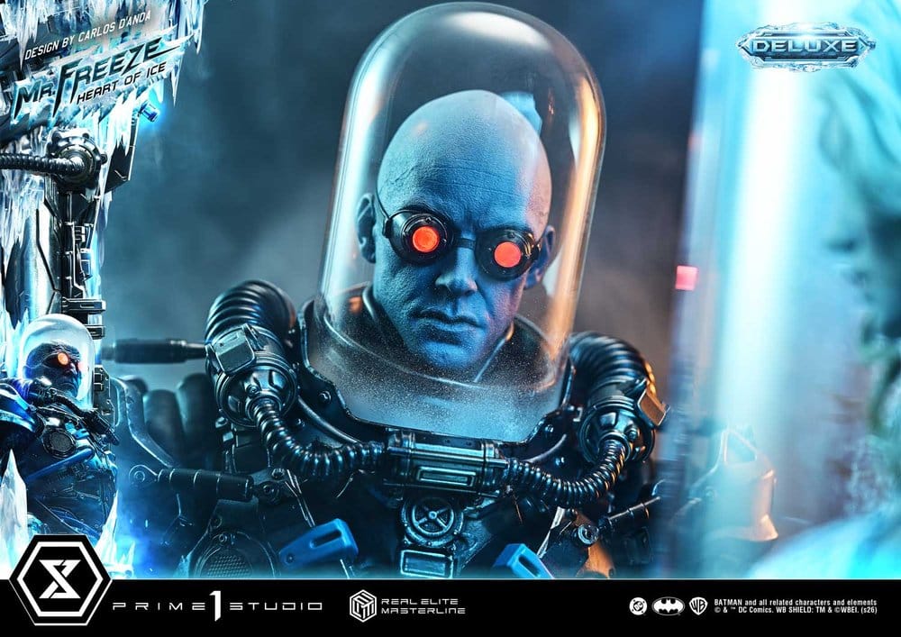DC Comics Real Elite Masterline Series Estatua 1/3 Batman (Comics) Mr. Freeze Heart of Ice (Design by Carlos D'Anda) Deluxe Version 82 cm