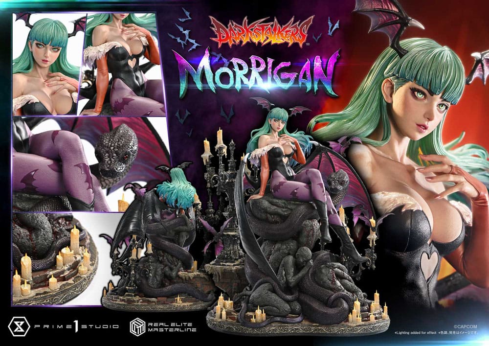 Darkstalkers Estatua Real Elite Masterline Series 1/4 Morrigan 55 cm - Z POP Toys