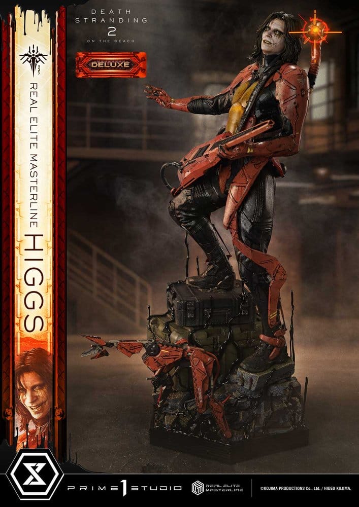 Death Stranding 2: On The Beach Real Elite Masterline Estatua 1/3 Higgs Deluxe Version 81 cm