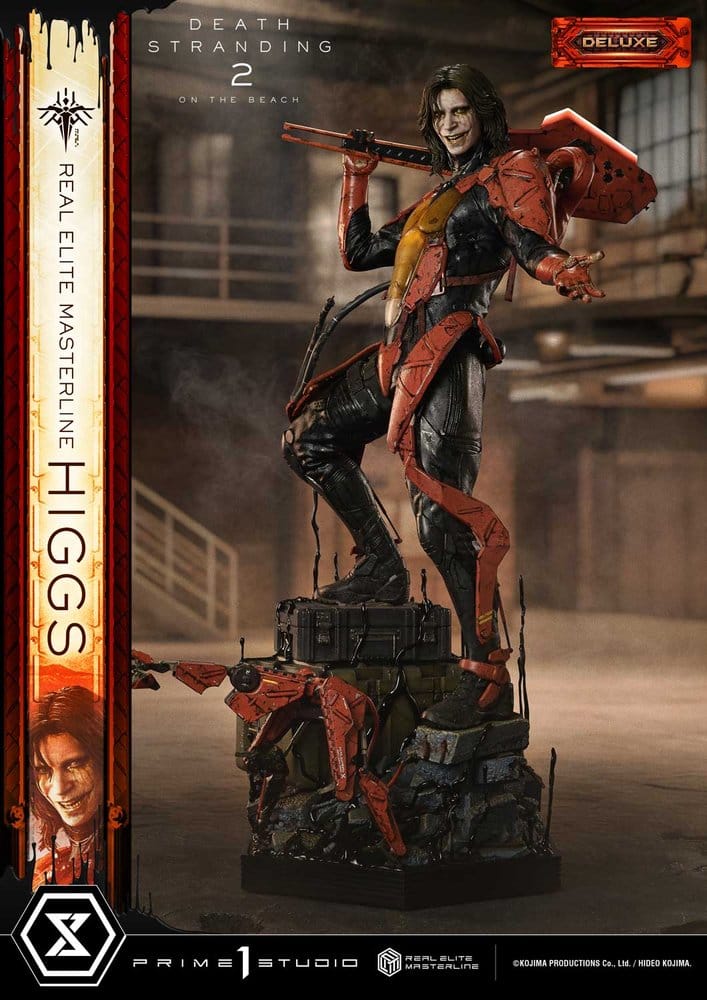 Death Stranding 2: On The Beach Real Elite Masterline Estatua 1/3 Higgs Deluxe Version 81 cm