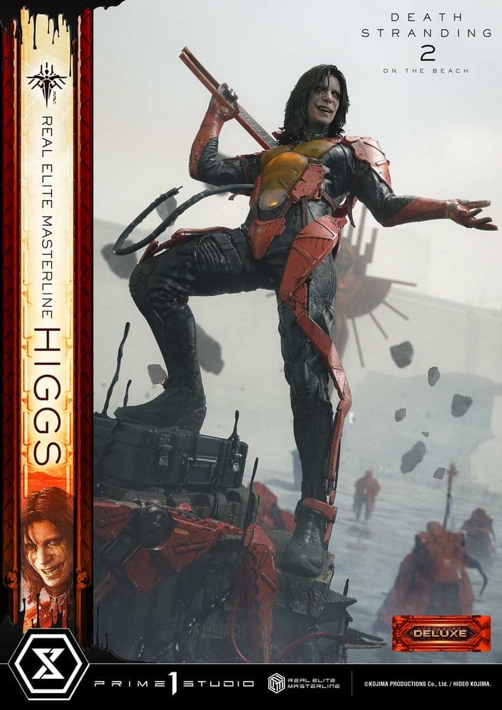 Death Stranding 2: On The Beach Real Elite Masterline Estatua 1/3 Higgs Deluxe Version 81 cm