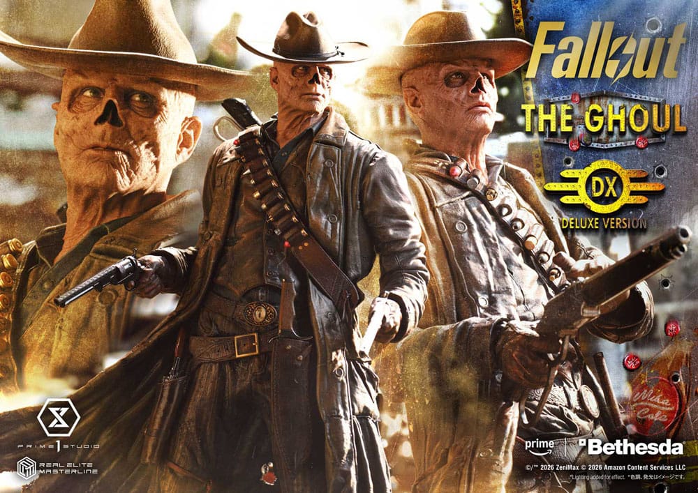 Fallout (TV Series) Estatua Real Elite Masterline Series 1/4 The Ghoul DX Bonus Version 64 cm