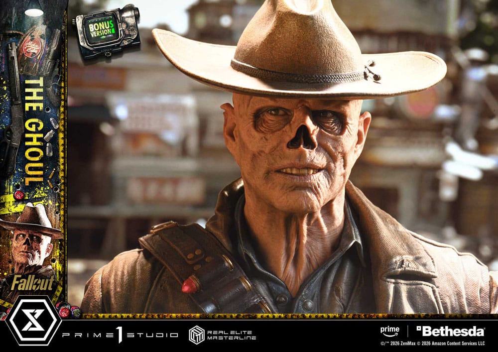 Fallout (TV Series) Estatua Real Elite Masterline Series 1/4 The Ghoul DX Bonus Version 64 cm