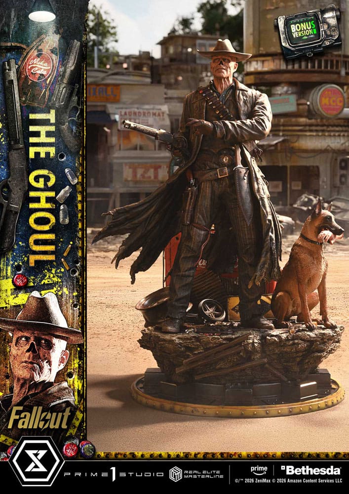 Fallout (TV Series) Estatua Real Elite Masterline Series 1/4 The Ghoul DX Bonus Version 64 cm