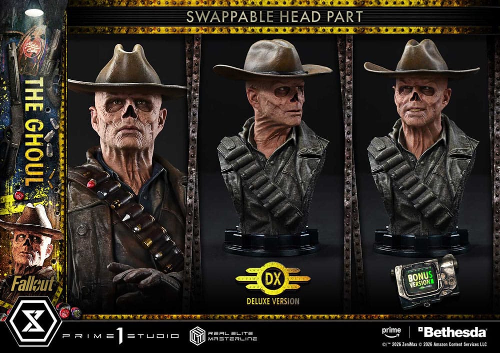 Fallout (TV Series) Estatua Real Elite Masterline Series 1/4 The Ghoul DX Bonus Version 64 cm