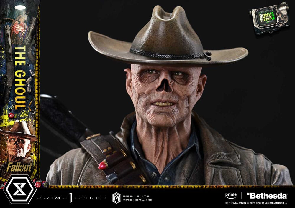 Fallout (TV Series) Estatua Real Elite Masterline Series 1/4 The Ghoul DX Bonus Version 64 cm