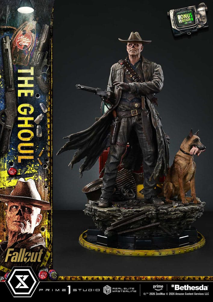 Fallout (TV Series) Estatua Real Elite Masterline Series 1/4 The Ghoul DX Bonus Version 64 cm