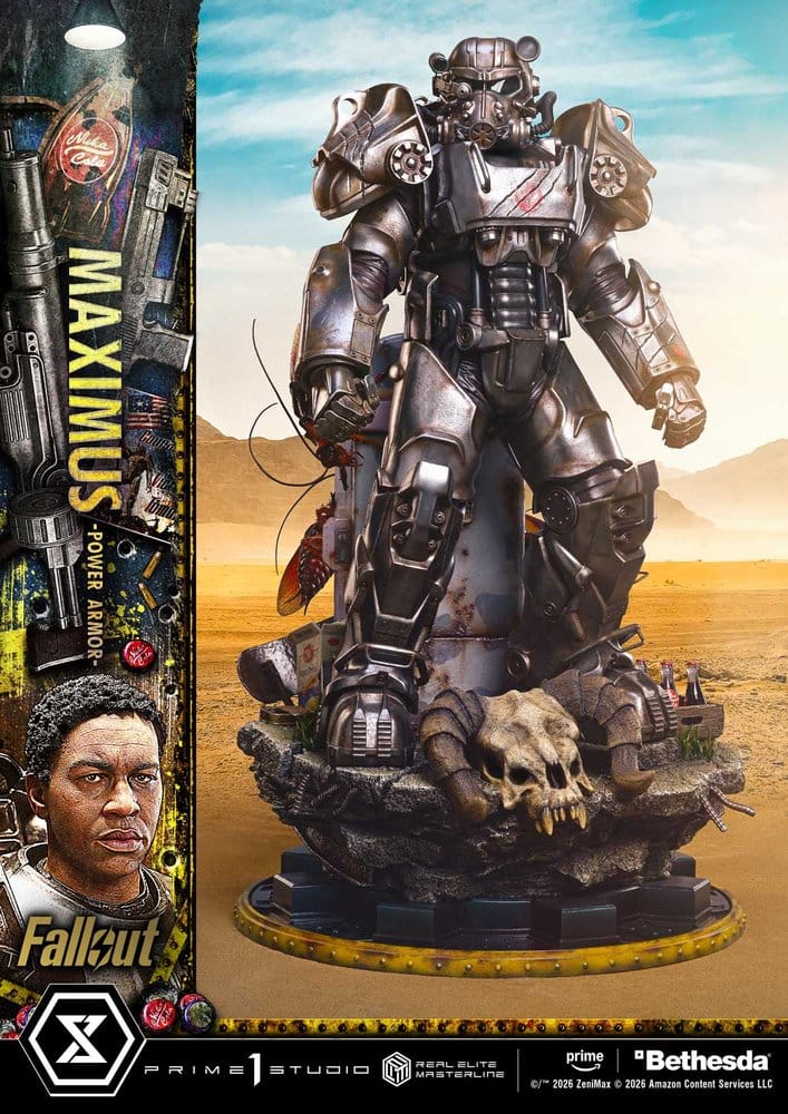 Fallout Real Elite Masterline Statue 1/4 Maximus Power Armor 67 cm