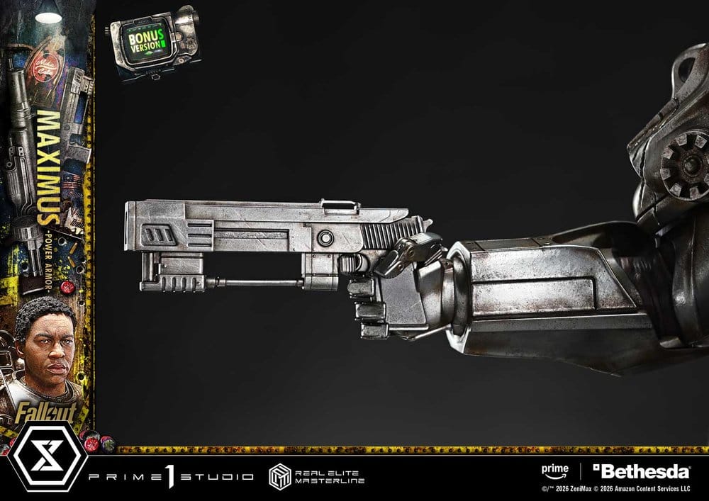 Fallout Real Elite Masterline Statue 1/4 Maximus Power Armor DX Bonus Version 67 cm