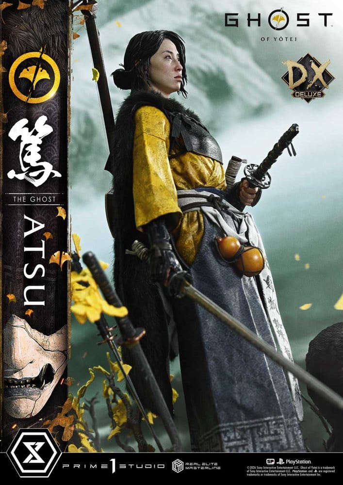 Ghost of Yotei Real Elite Masterline Statue 1/4 Atsu Deluxe Version 59 cm