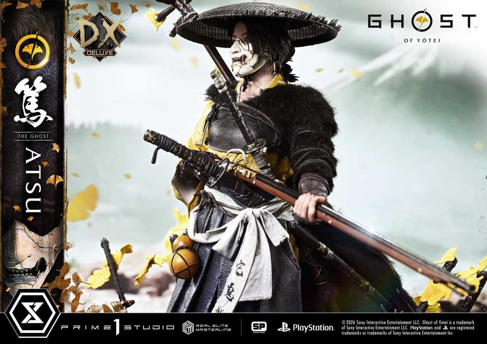 Ghost of Yotei Real Elite Masterline Statue 1/4 Atsu Deluxe Version 59 cm