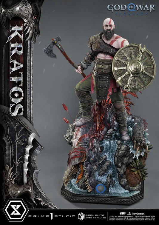 God of War: Ragnarok Estatua Real Elite Masterline Series 1/3 Kratos Ultimate Version 95 cm - Z POP Toys