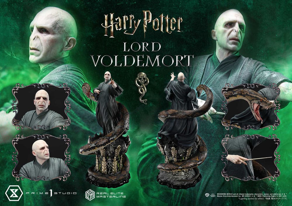 Harry Potter Estatua Real Elite Masterline Series 1/4 Lord Voldemort Bonus Version 83 cm - Z POP Toys