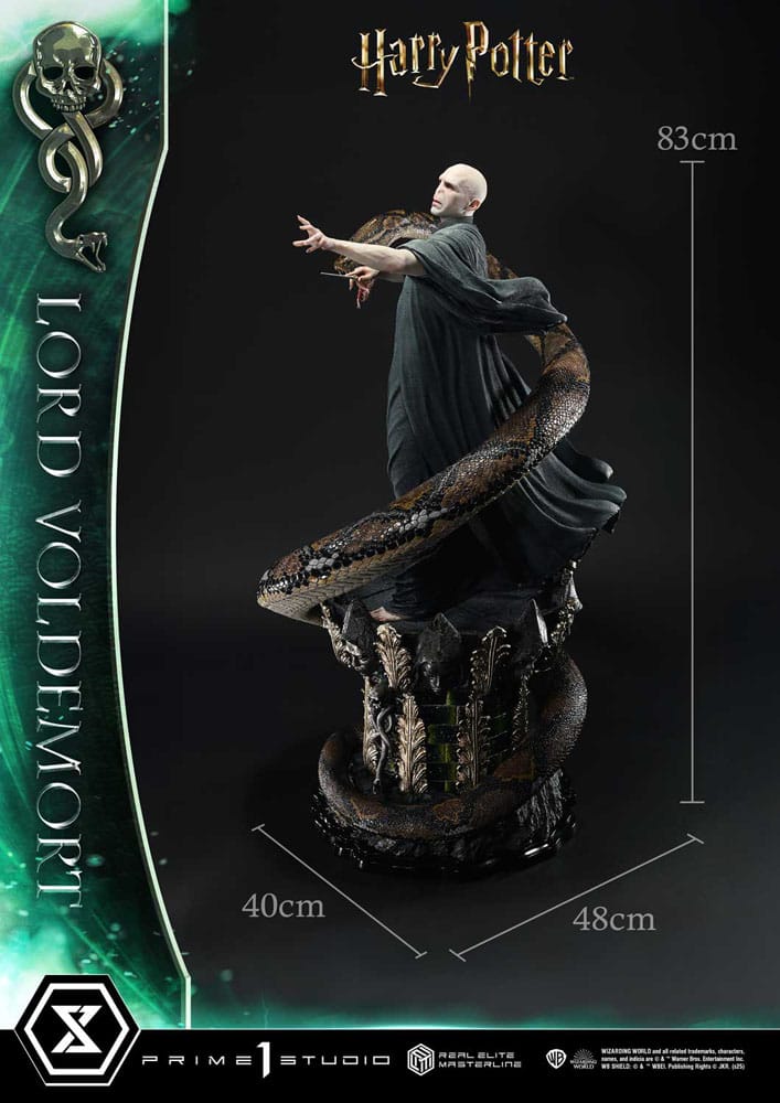 Harry Potter Estatua Real Elite Masterline Series 1/4 Lord Voldemort Bonus Version 83 cm - Z POP Toys