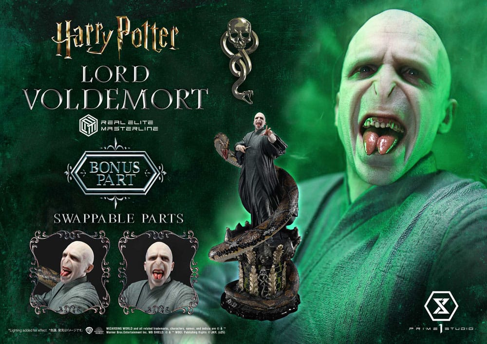 Harry Potter Estatua Real Elite Masterline Series 1/4 Lord Voldemort Bonus Version 83 cm - Z POP Toys