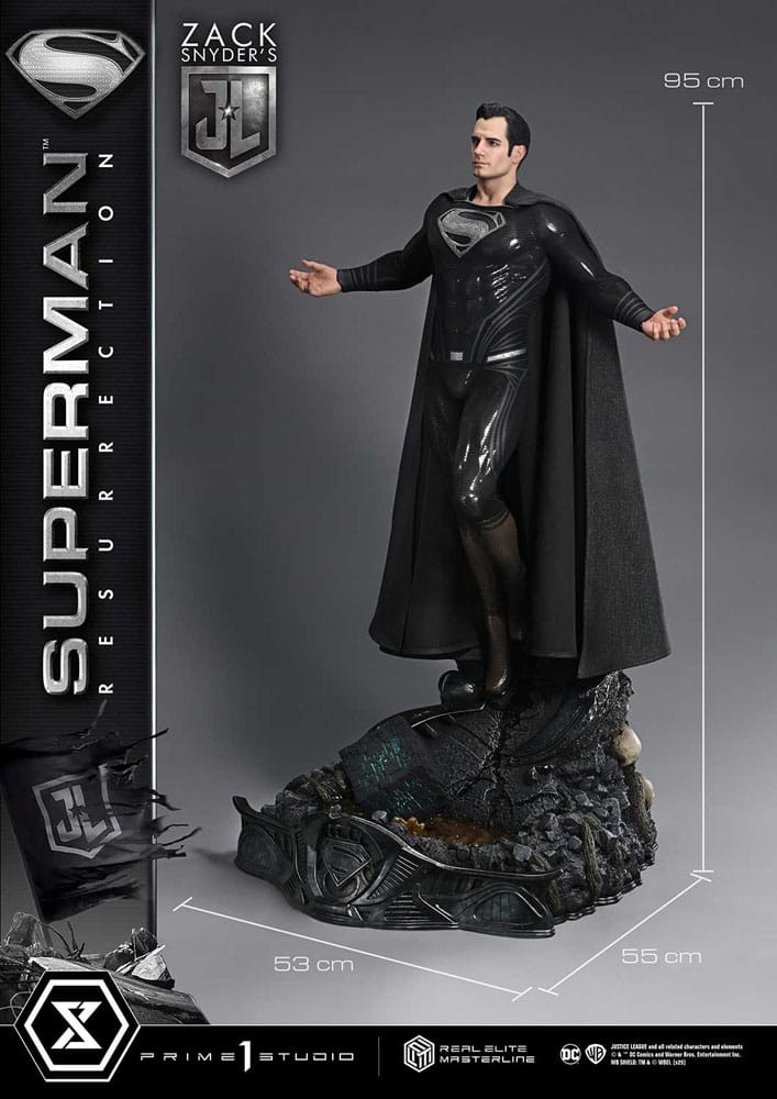 Zack Snyder's Justice League Estatua Real Elite Masterline Series 1/3 Superman Resurrection Deluxe Ver. 95 cm - Z POP Toys