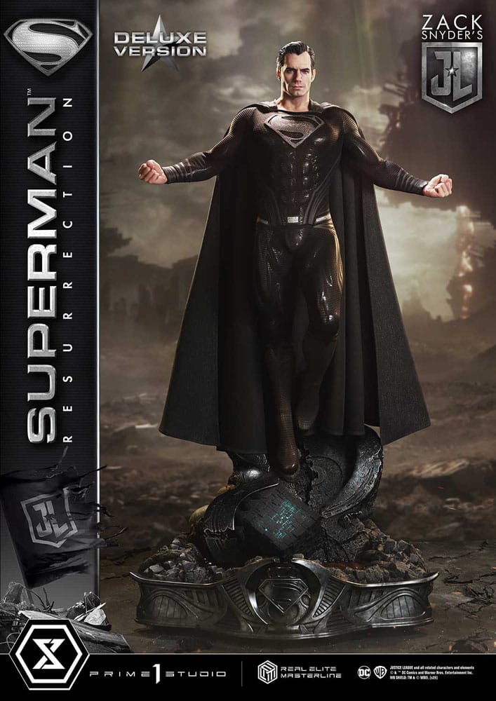Zack Snyder's Justice League Estatua Real Elite Masterline Series 1/3 Superman Resurrection Deluxe Ver. 95 cm - Z POP Toys