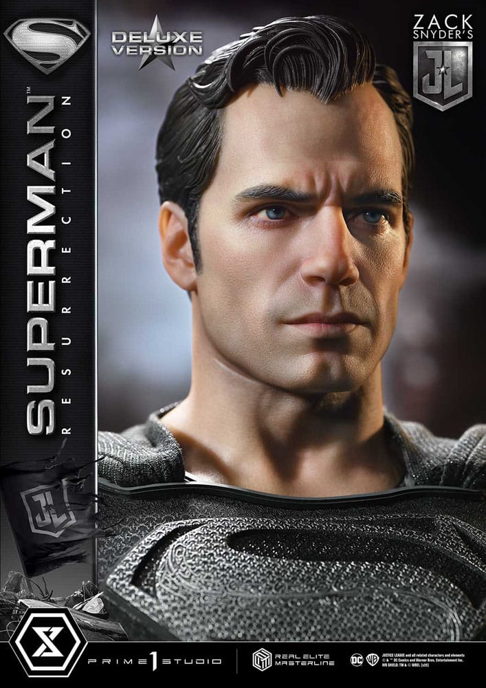 Zack Snyder's Justice League Estatua Real Elite Masterline Series 1/3 Superman Resurrection Deluxe Ver. 95 cm - Z POP Toys