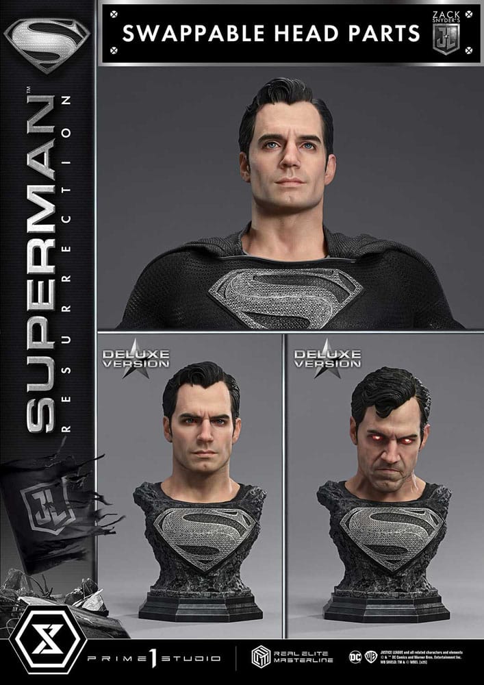 Zack Snyder's Justice League Estatua Real Elite Masterline Series 1/3 Superman Resurrection Deluxe Ver. 95 cm - Z POP Toys