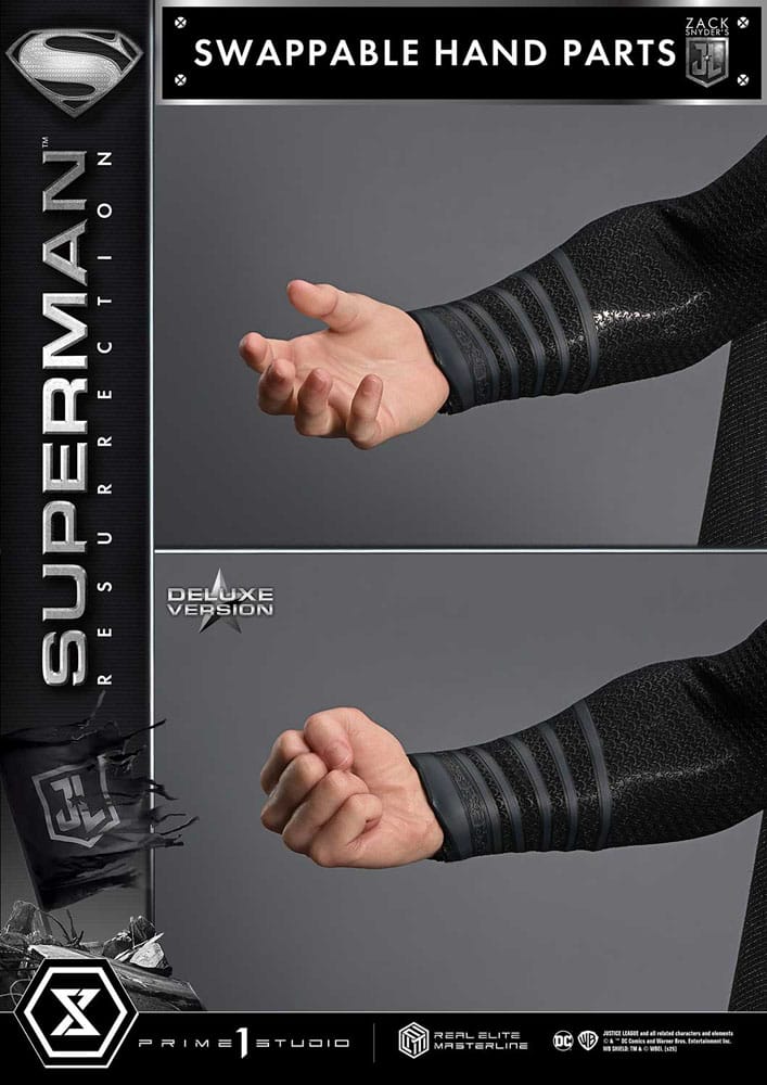 Zack Snyder's Justice League Estatua Real Elite Masterline Series 1/3 Superman Resurrection Deluxe Ver. 95 cm - Z POP Toys