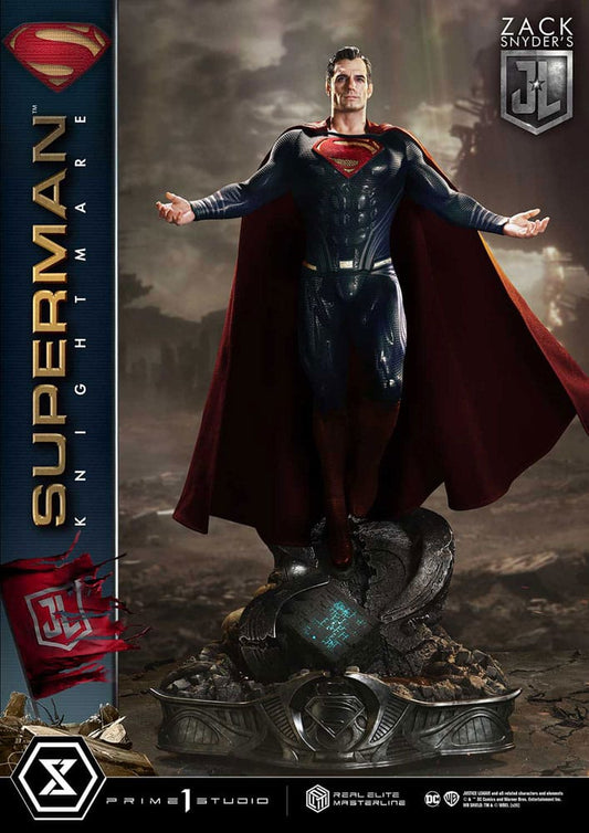 Zack Snyder's Justice League Estatua Real Elite Masterline Series 1/3 Superman Knightmare Color Edition 95 cm - Z POP Toys