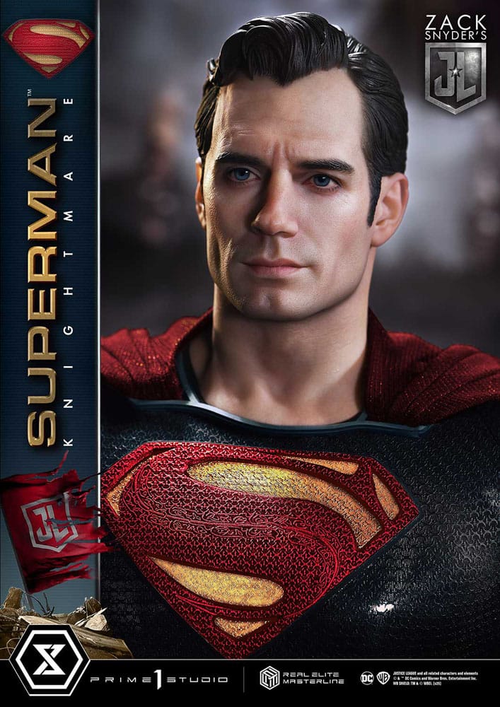 Zack Snyder's Justice League Estatua Real Elite Masterline Series 1/3 Superman Knightmare Color Edition 95 cm - Z POP Toys