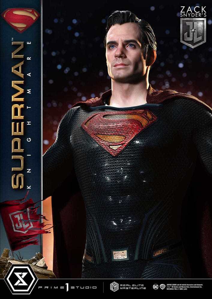 Zack Snyder's Justice League Estatua Real Elite Masterline Series 1/3 Superman Knightmare Color Edition 95 cm - Z POP Toys