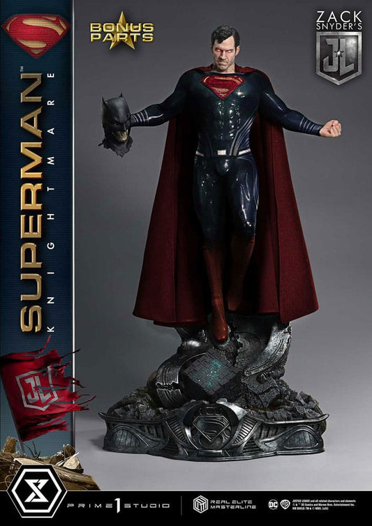 Zack Snyder's Justice League Estatua Real Elite Masterline Series 1/3 Superman Knightmare Color Edition Deluxe Bonus Ver. 95 cm - Z POP Toys