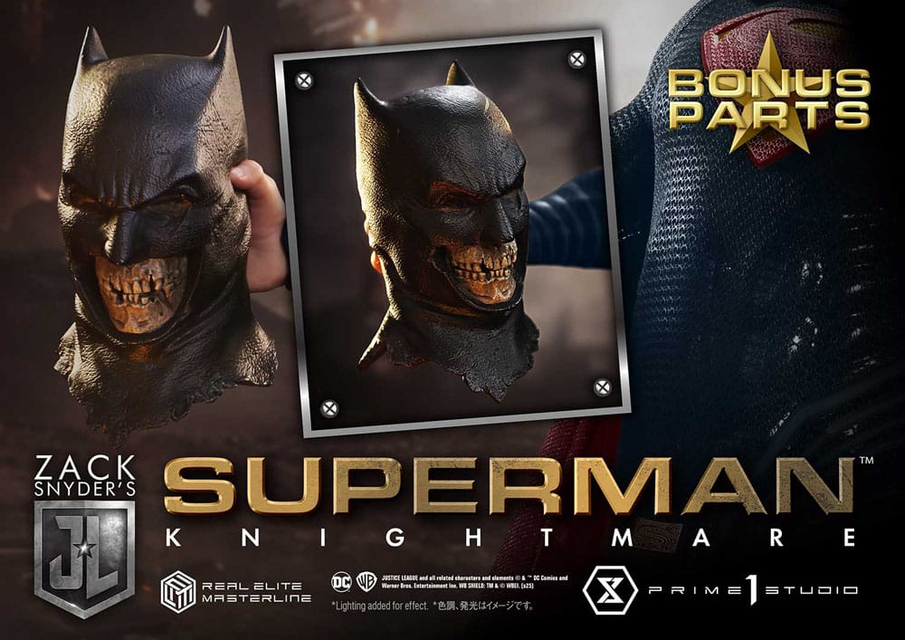 Zack Snyder's Justice League Estatua Real Elite Masterline Series 1/3 Superman Knightmare Color Edition Deluxe Bonus Ver. 95 cm - Z POP Toys