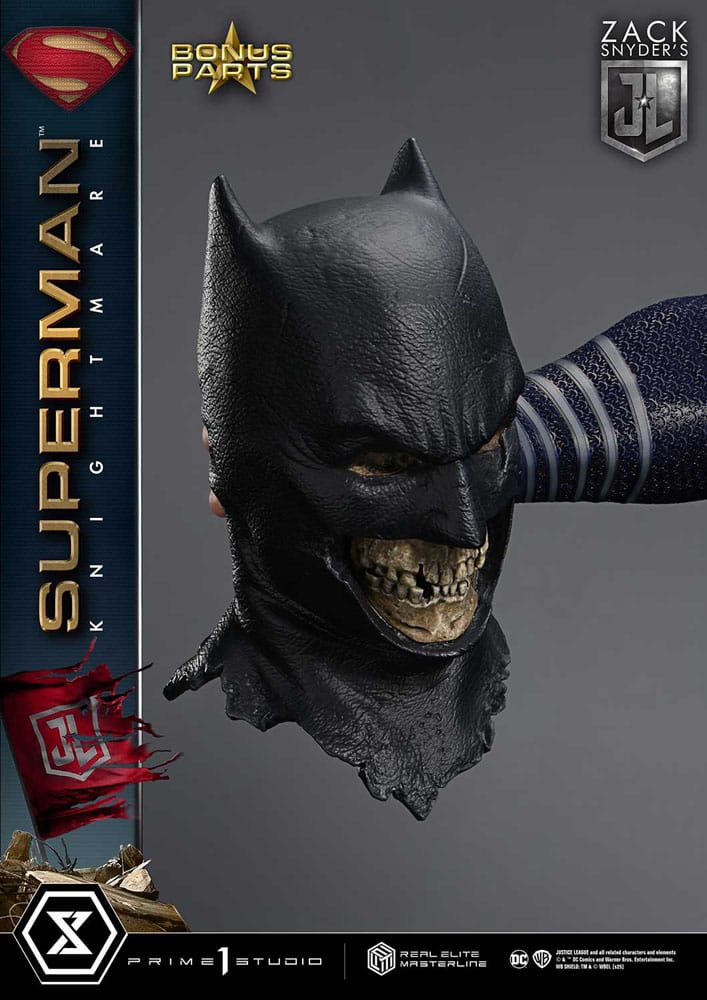 Zack Snyder's Justice League Estatua Real Elite Masterline Series 1/3 Superman Knightmare Color Edition Deluxe Bonus Ver. 95 cm - Z POP Toys