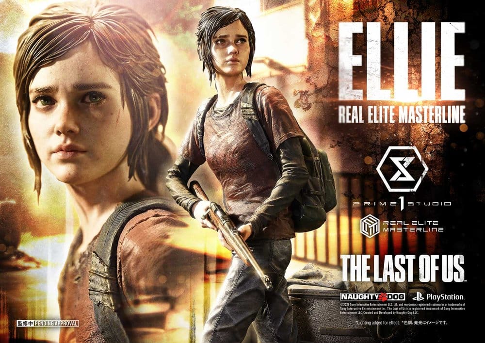 The Last of Us (Part I) Real Elite Masterline Estatua 1/4 Ellie 46 cm