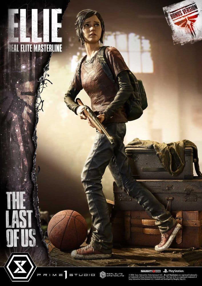 The Last of Us (Part I) Real Elite Masterline Estatua 1/4 Ellie Bonus Version 46 cm