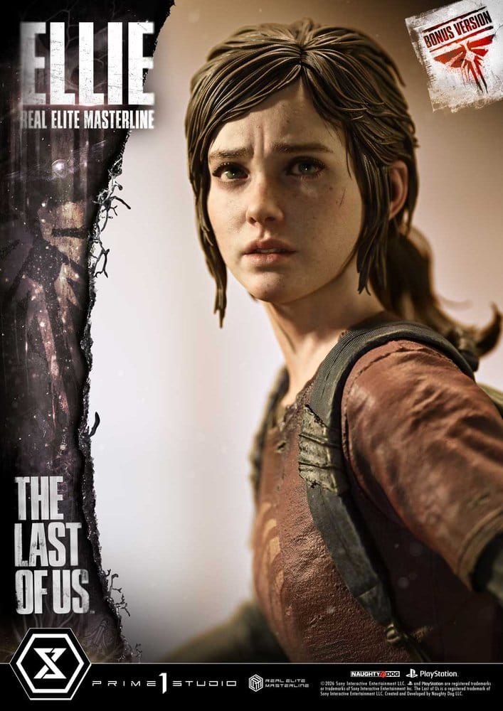The Last of Us (Part I) Real Elite Masterline Estatua 1/4 Ellie Bonus Version 46 cm